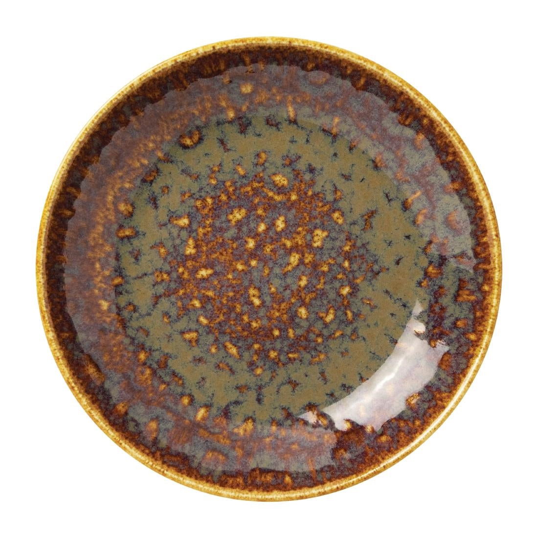 VV1840 Steelite Vesuvius Coupe Bowls Amber 215mm (Pack of 12)