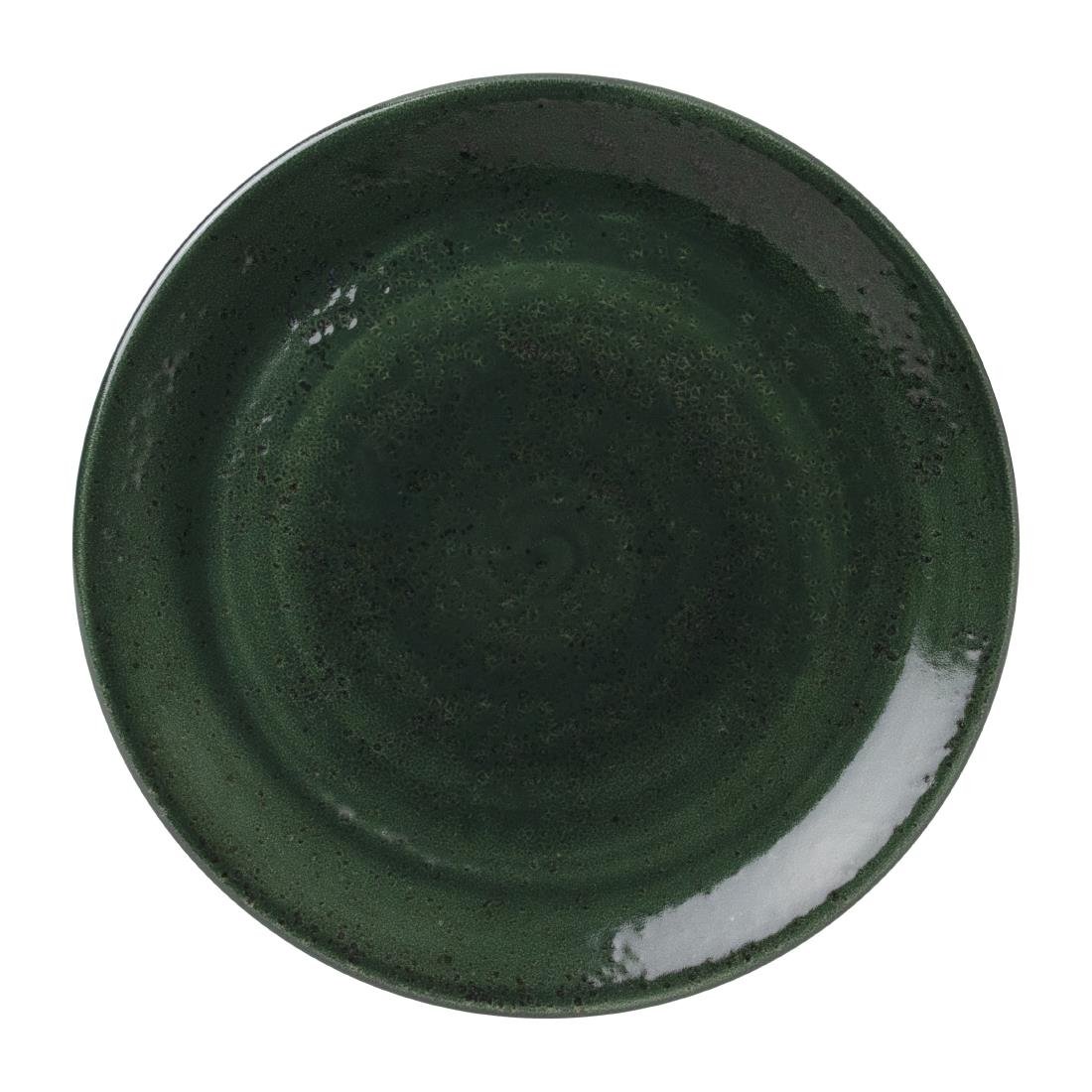 VV1849 Steelite Vesuvius Coupe Plates Burnt Emerald 280mm (Pack of 12)