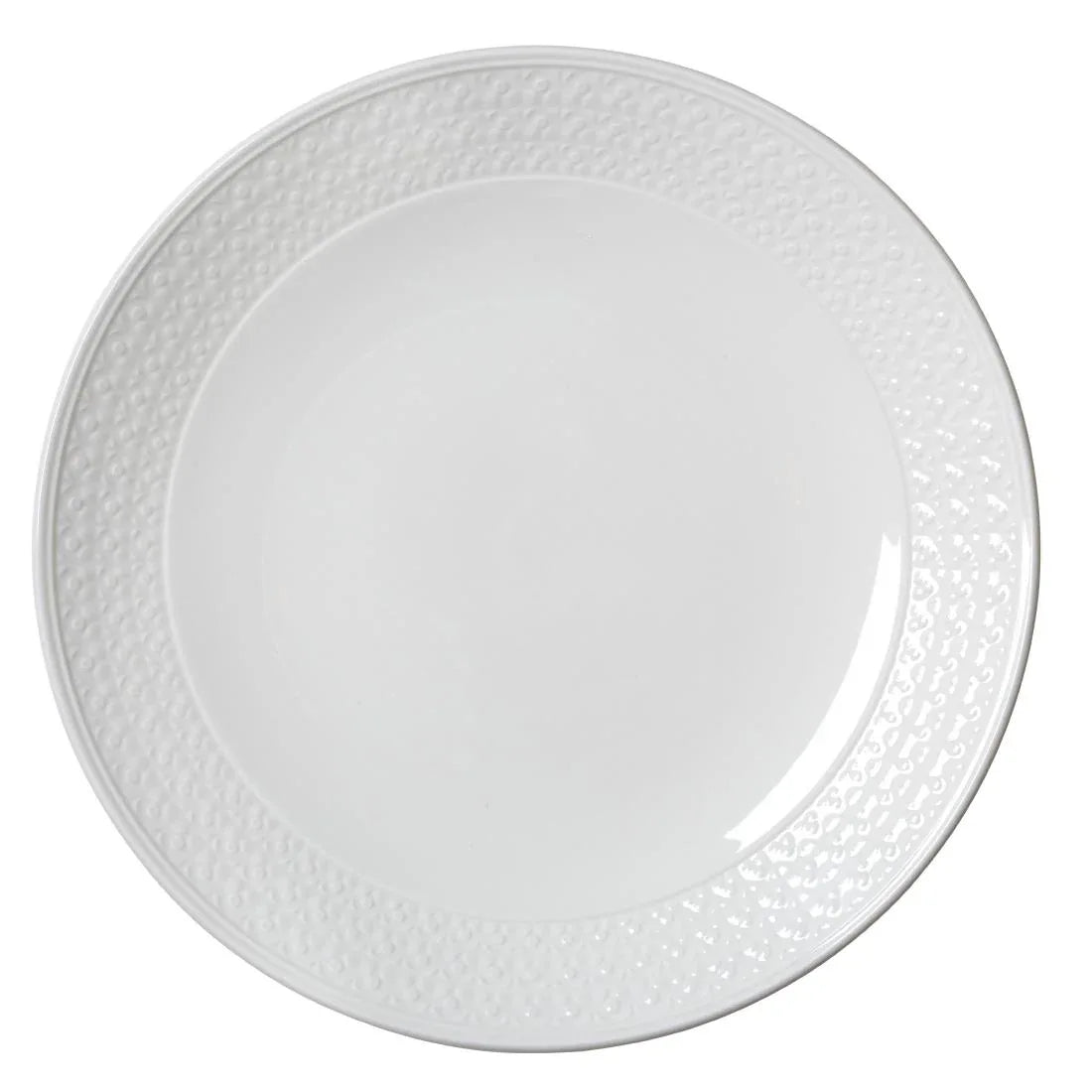 VV2376 Steelite Bead Coupe Plates 285mm (Pack of 6) - JD Catering Equipment Solutions Ltd