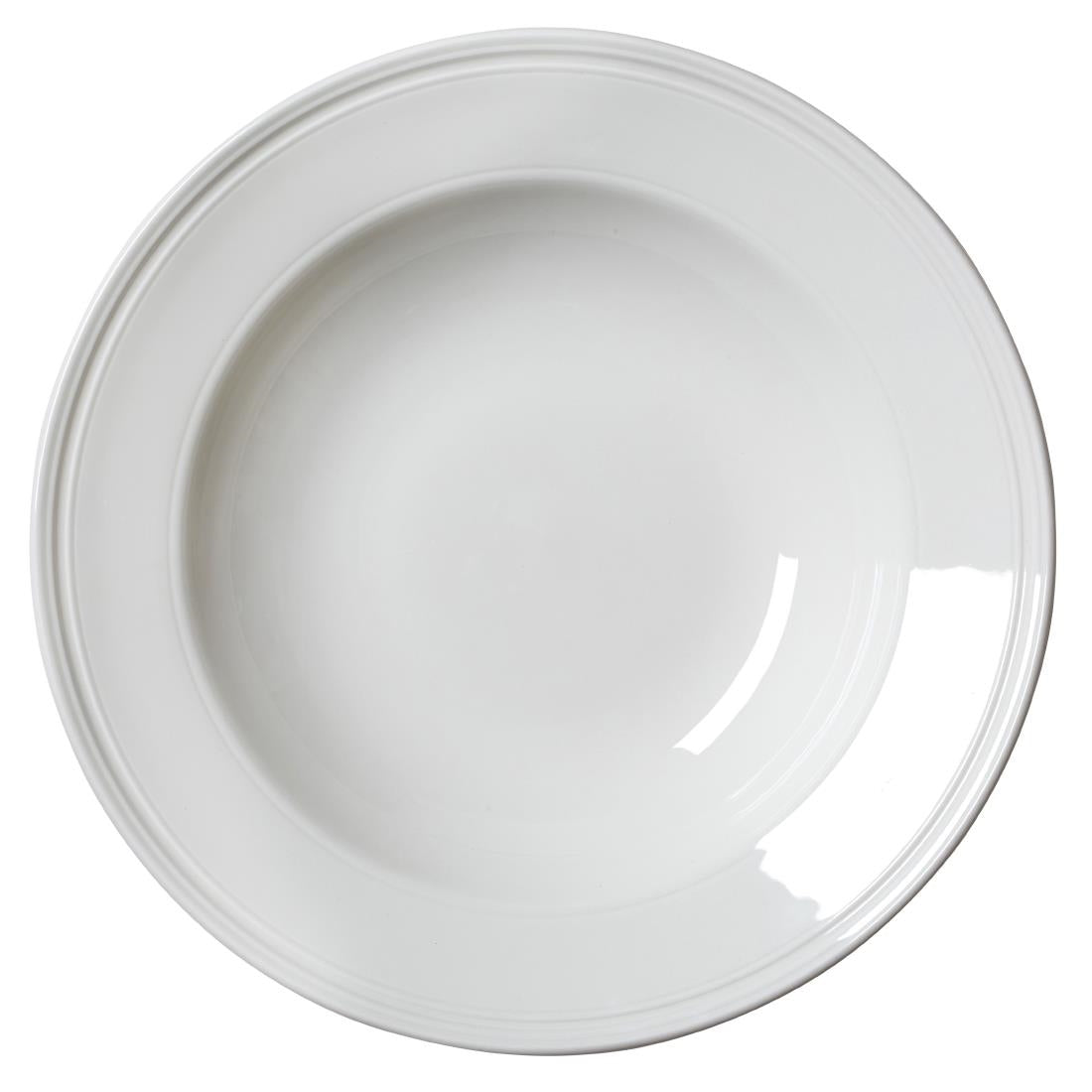 VV2385 Steelite Bead Rimmed Bowls 285mm (Pack of 6)