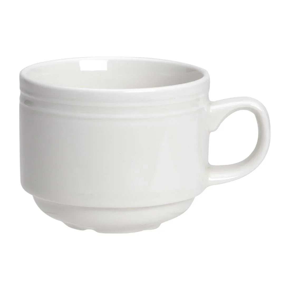 VV2393 Steelite Bead Stacking Cups 200ml (Pack of 12) - JD Catering Equipment Solutions Ltd