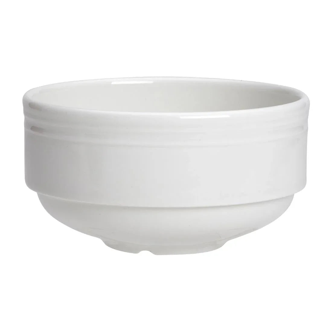 VV2396 Steelite Bead Unhandled Stacking Soup Cups 285ml (Pack of 12) - JD Catering Equipment Solutions Ltd