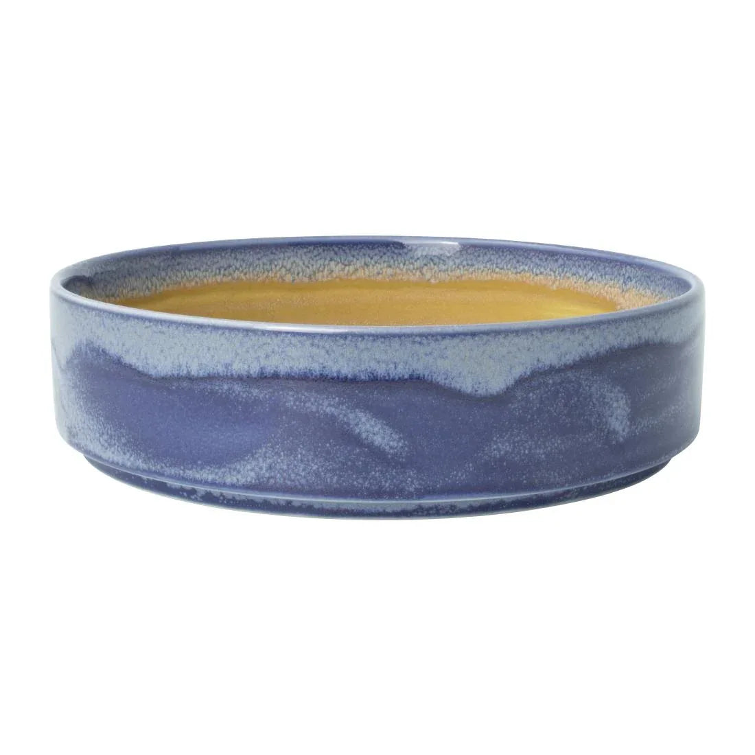 VV2456 Steelite Aurora Revolution Bluestone Round Stacking Trays 202mm (Pack of 12) - JD Catering Equipment Solutions Ltd