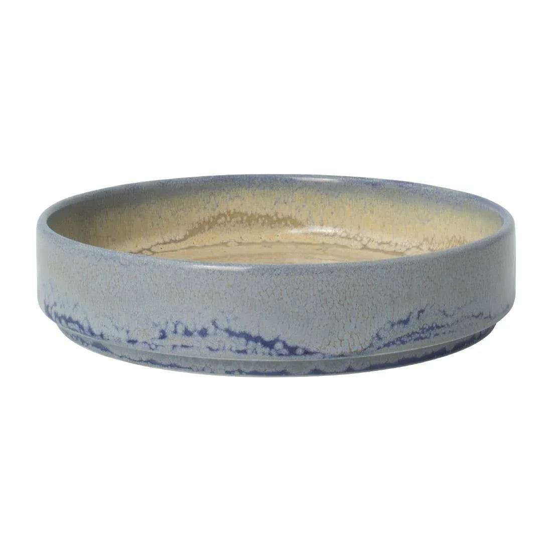 VV2458 Steelite Aurora Revolution Bluestone Round Stacking Trays 135mm (Pack of 12) - JD Catering Equipment Solutions Ltd
