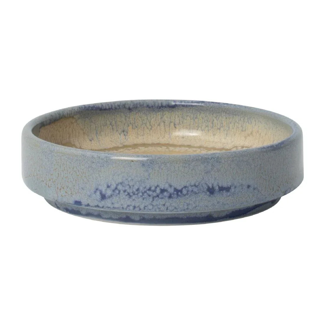 VV2459 Steelite Aurora Revolution Bluestone Round Stacking Trays 100mm (Pack of 12) - JD Catering Equipment Solutions Ltd