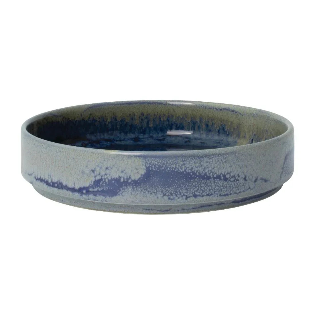 VV2500 Steelite Aurora Vesuvius Round Stacking Trays Lapis 135mm (Pack of 12) - JD Catering Equipment Solutions Ltd