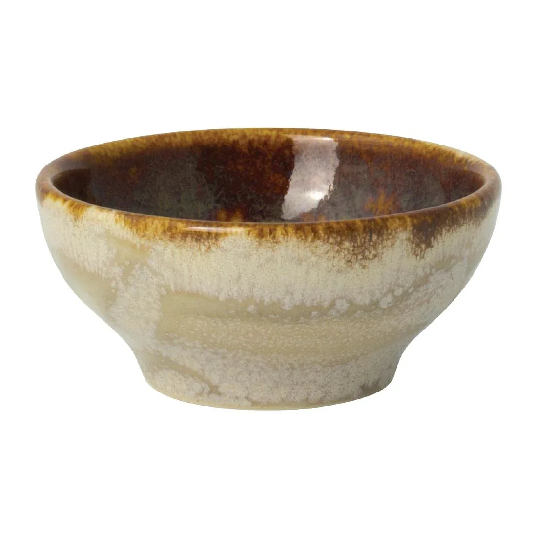 VV2548 Steelite Aurora Vesuvius AmberTulip Bowls 70mm (Pack of 12) - JD Catering Equipment Solutions Ltd