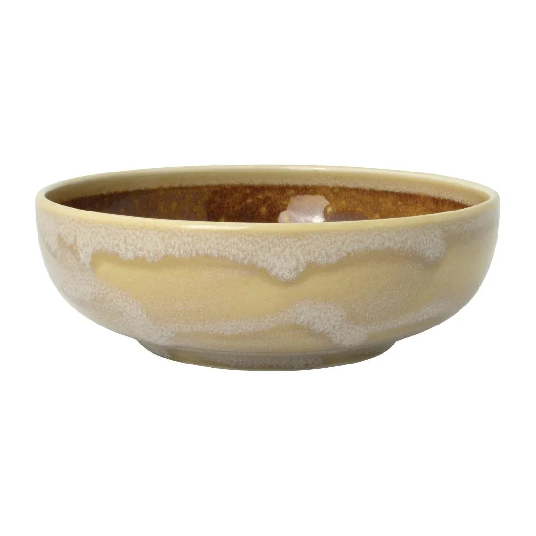 VV2549 Steelite Aurora Vesuvius Amber Bowls 175mm (Pack of 12) - JD Catering Equipment Solutions Ltd
