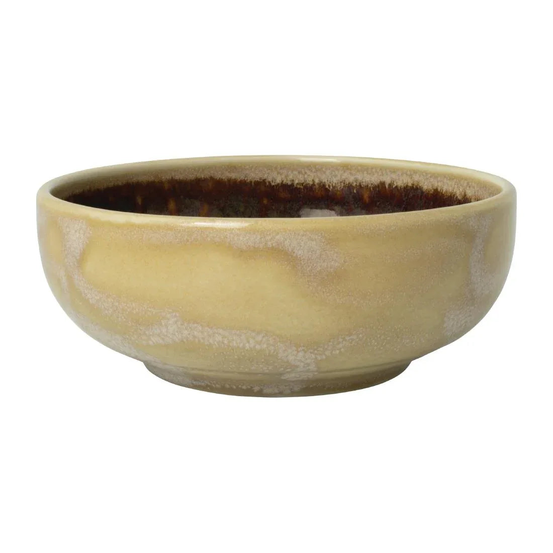VV2550 Steelite Aurora Vesuvius Amber Bowls 155mm (Pack of 12) - JD Catering Equipment Solutions Ltd