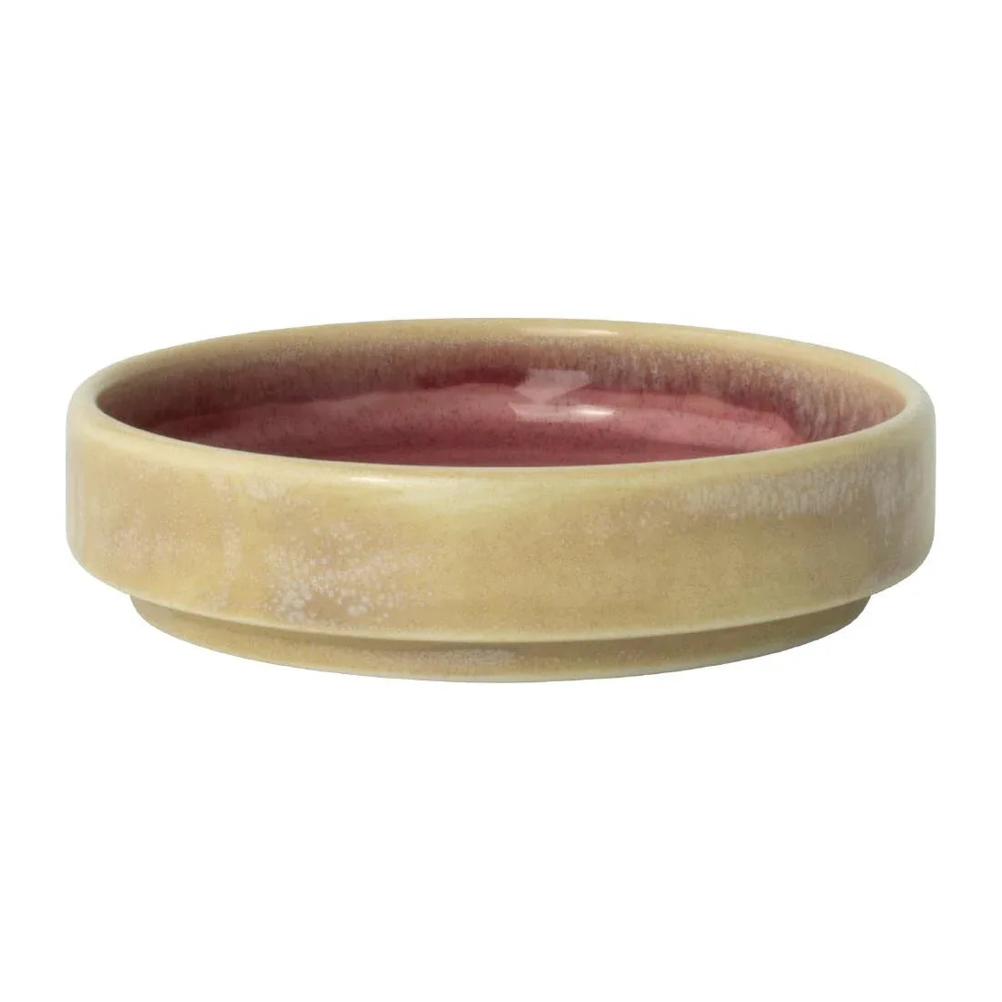 VV2564 Steelite Aurora Vesuvius Rose Quartz Trays Round 103mm (Pack of 12) - JD Catering Equipment Solutions Ltd