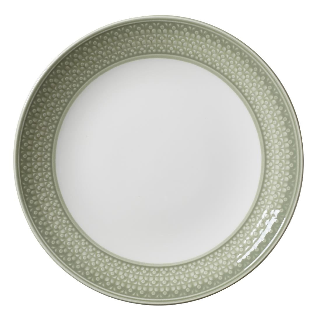 VV2651 Steelite Bead Sage Coupe Plates 285mm (Pack of 6)