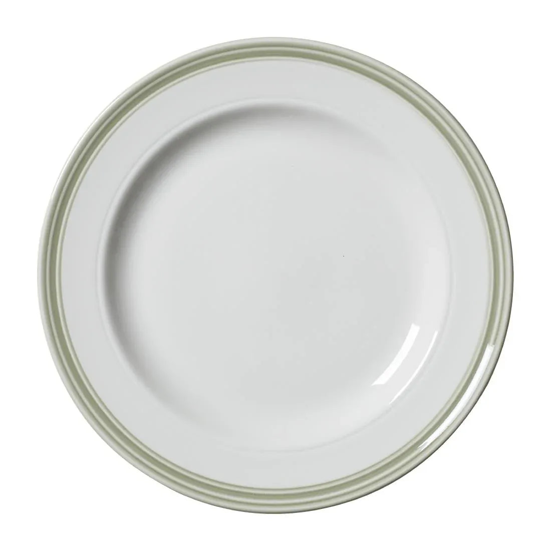 VV2652 Steelite Bead Sage Plates 255mm (Pack of 12) - JD Catering Equipment Solutions Ltd