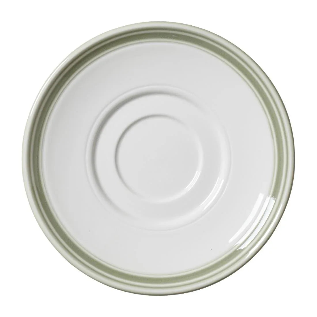 VV2655 Steelite Bead Sage Saucers 150mm (Pack of 12) - JD Catering Equipment Solutions Ltd