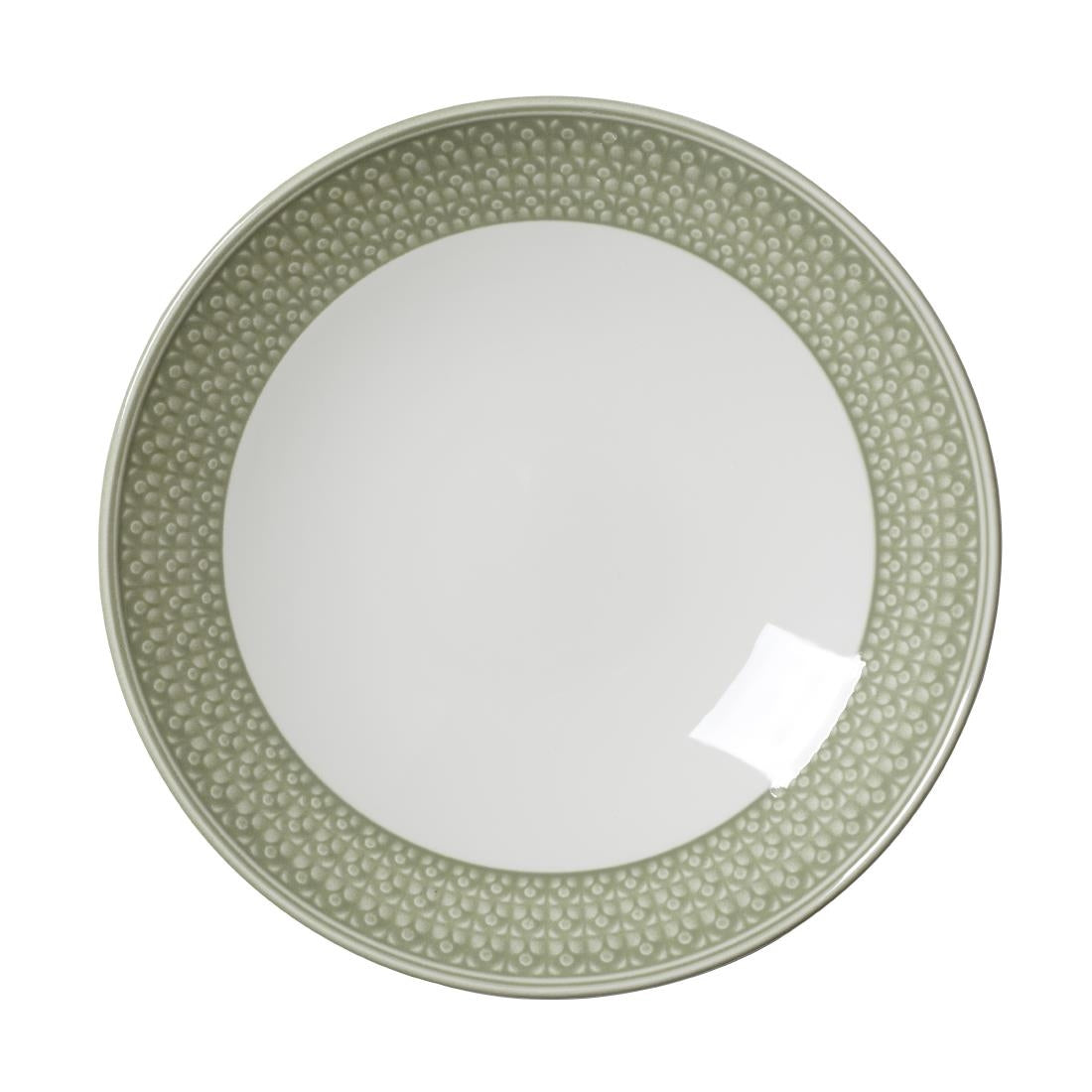 VV2656 Steelite Bead Sage Coupe Bowls 252mm (Pack of 12)