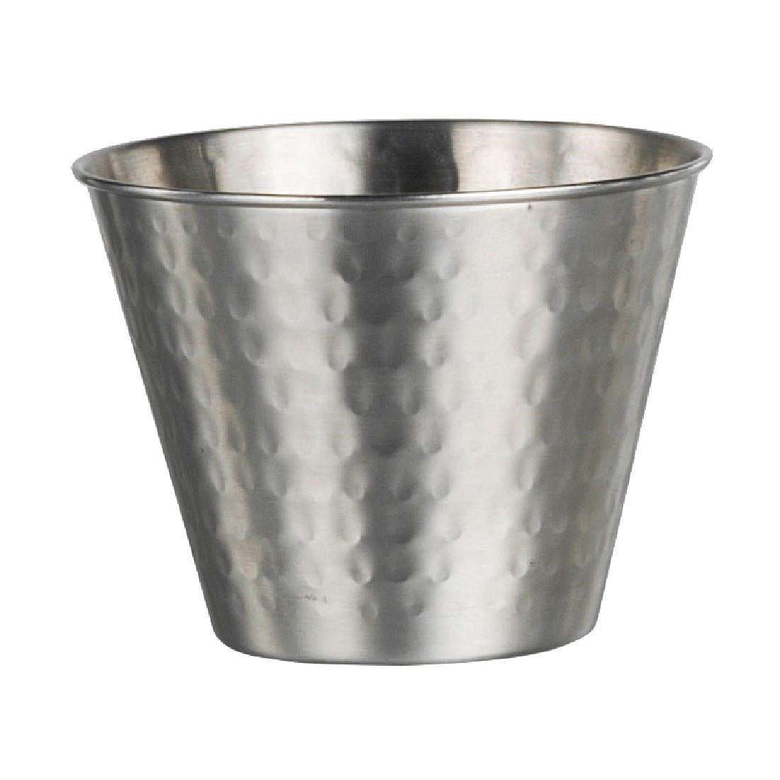 VV3420 Steelite Creations Metal Hammered Fry Cup 340ml (Box 48)(Direct)