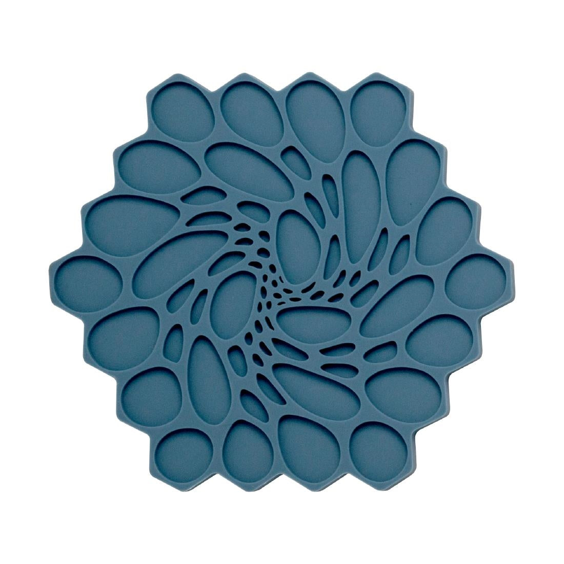 VV3432 Steelite Modern Twist Trivet Midnight Hive 178mm (Box 6)(Direct)