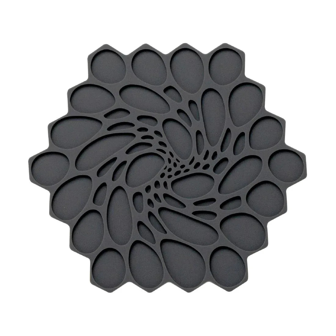 VV3434 Steelite Modern Twist Trivet Graphite Hive 178mm (Box 6)(Direct)