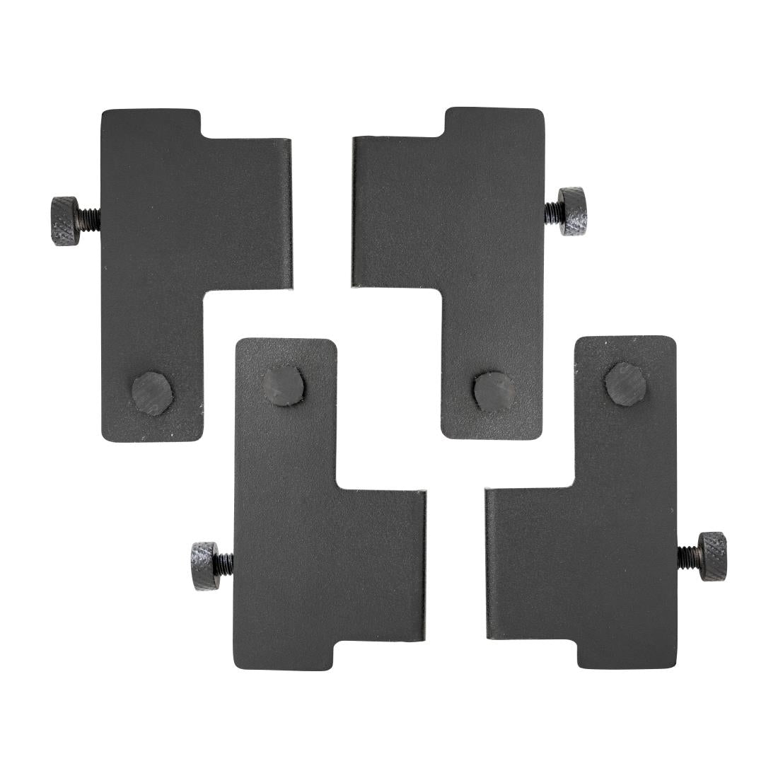 VV3445 Steelite DWH Fusion Universal Shelf Holder Fusion Risers Black (Pack of 4)