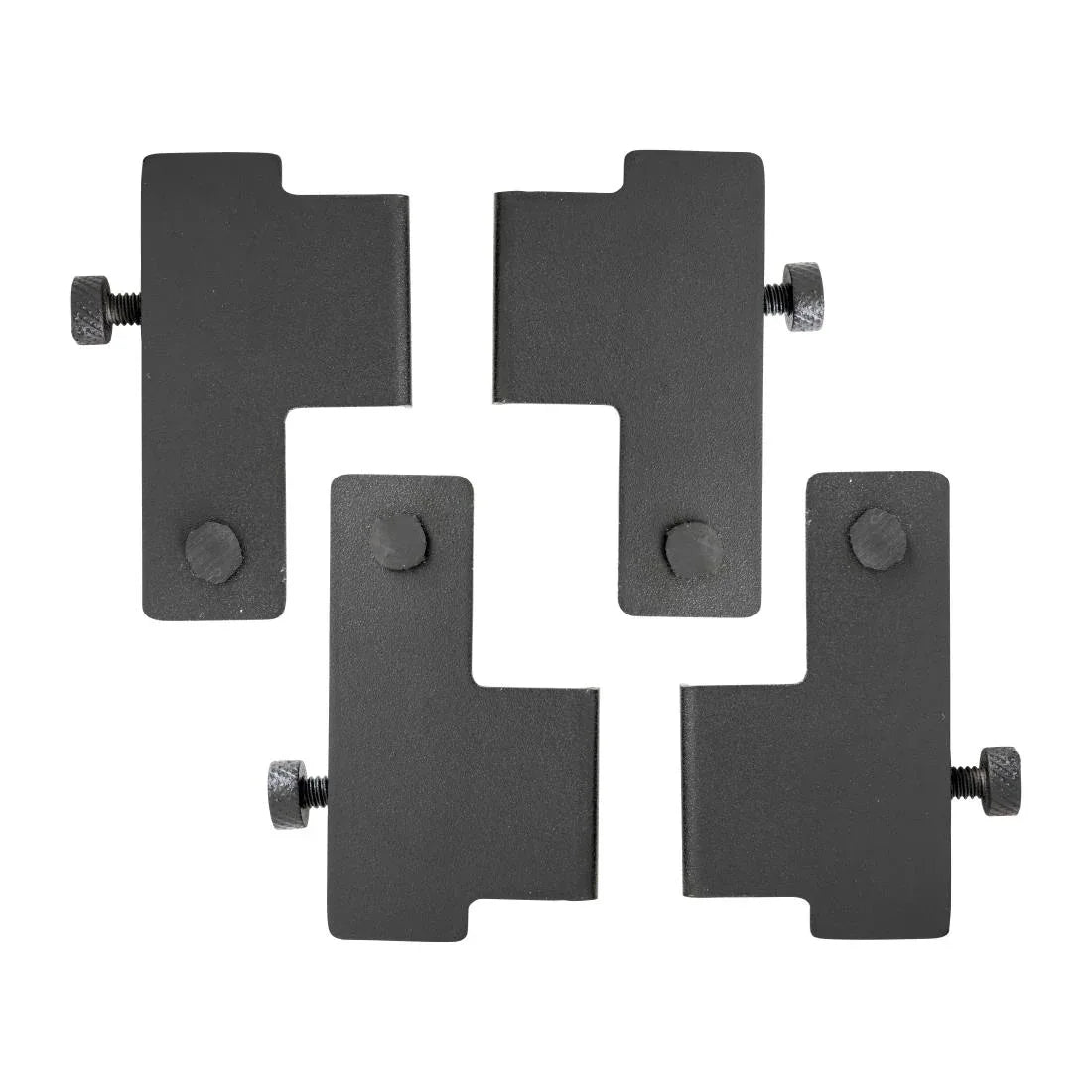 VV3445 Steelite DWH Fusion Universal Shelf Holder Fusion Risers Black (Pack of 4) - JD Catering Equipment Solutions Ltd