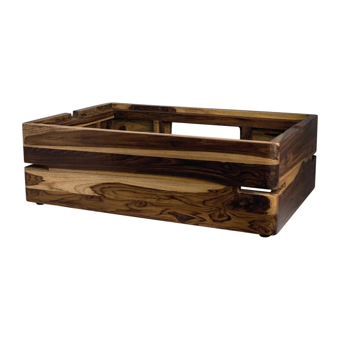 VV3446 Steelite Fusion Buffet Riser 1/1 Gastronorm Teak - JD Catering Equipment Solutions Ltd