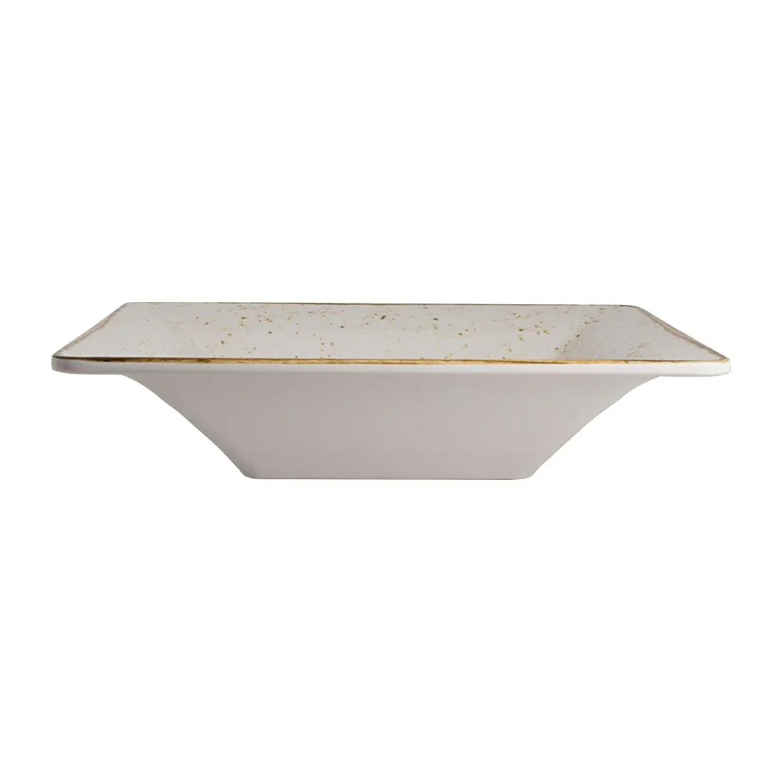 VV3468 Steelite Craft White Buffet Square Pebble Bowls 343mm (Pack of 6) - JD Catering Equipment Solutions Ltd