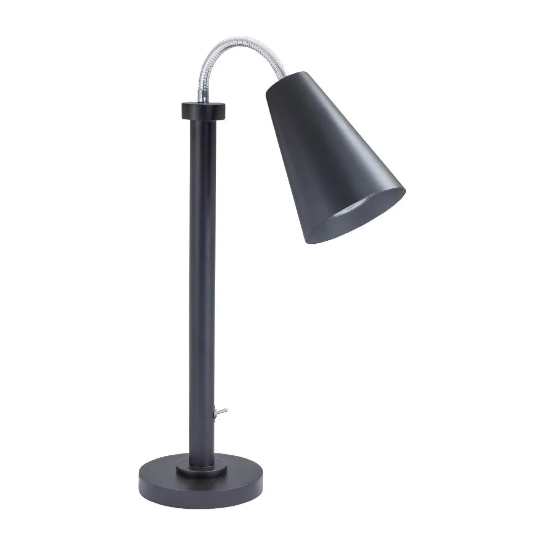 VV3482 Steelite DWH Modern Single Heat Lamp Black UK Plug 457mm - JD Catering Equipment Solutions Ltd