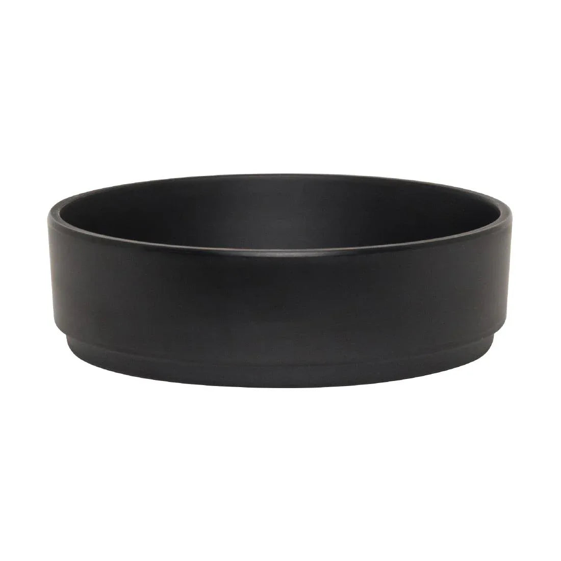VV3577 Steelite Cali Black Stack Bowl 159mm Dia 48mm H 590ml (Box 6)(Direct) - JD Catering Equipment Solutions Ltd