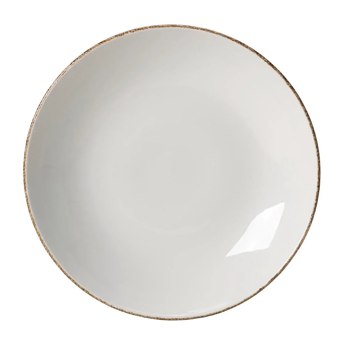 VV756 Steelite Brown Dapple Coupe Plates 153mm (Pack of 36) - JD Catering Equipment Solutions Ltd