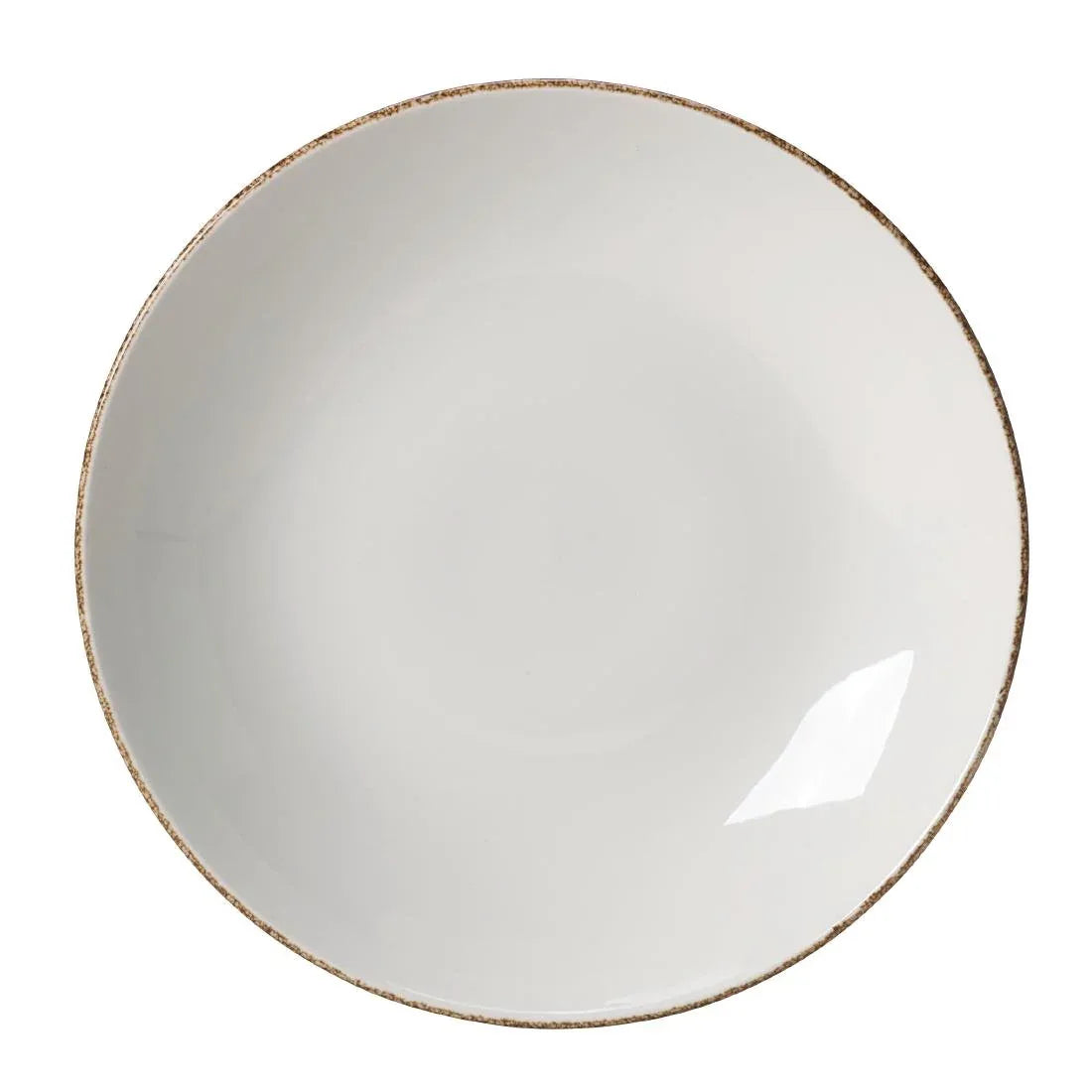 VV752 Steelite Brown Dapple Coupe Plates 280mm (Pack of 12) - JD Catering Equipment Solutions Ltd