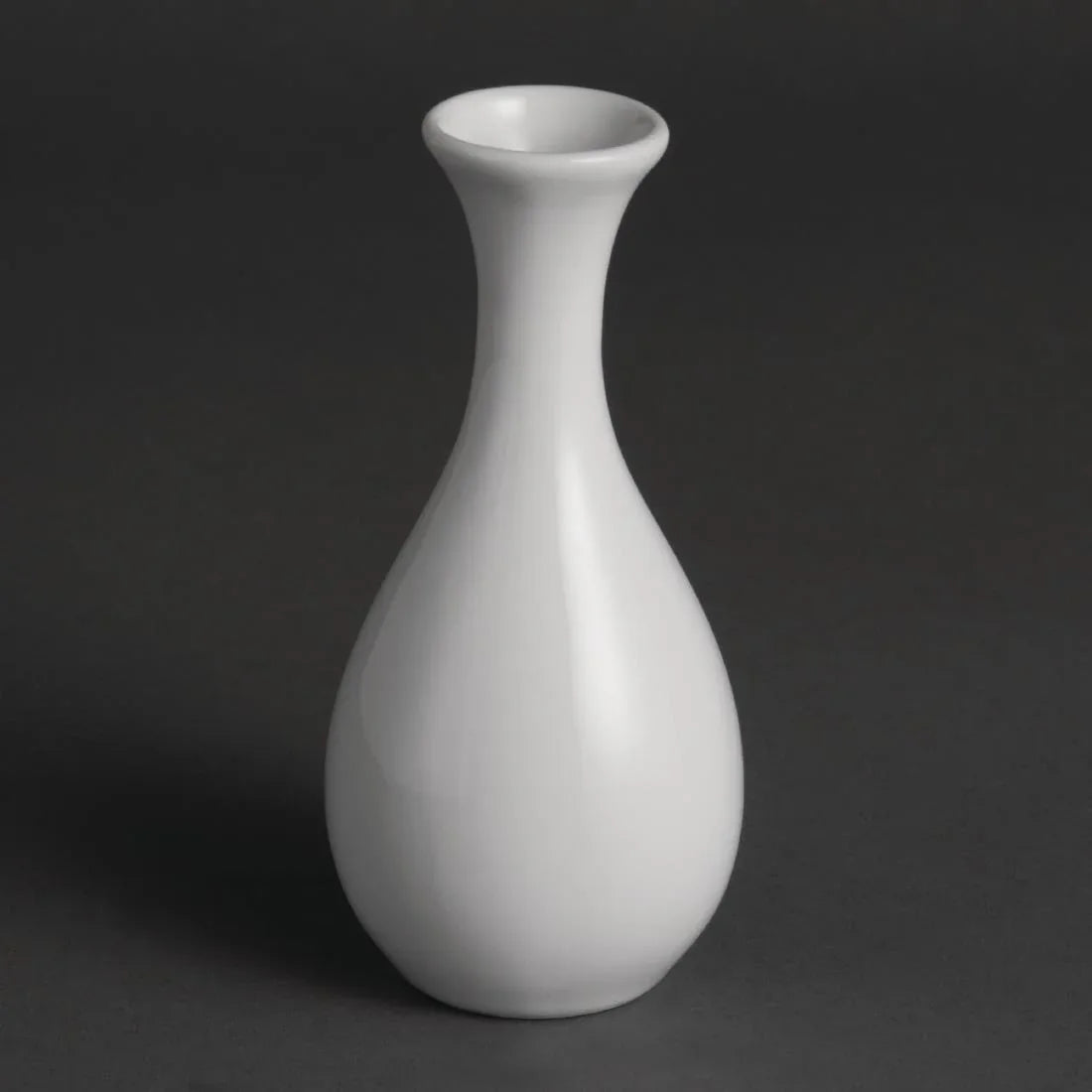 W437 Olympia Whiteware Bud Vases 125mm (Pack of 12) - JD Catering Equipment Solutions Ltd