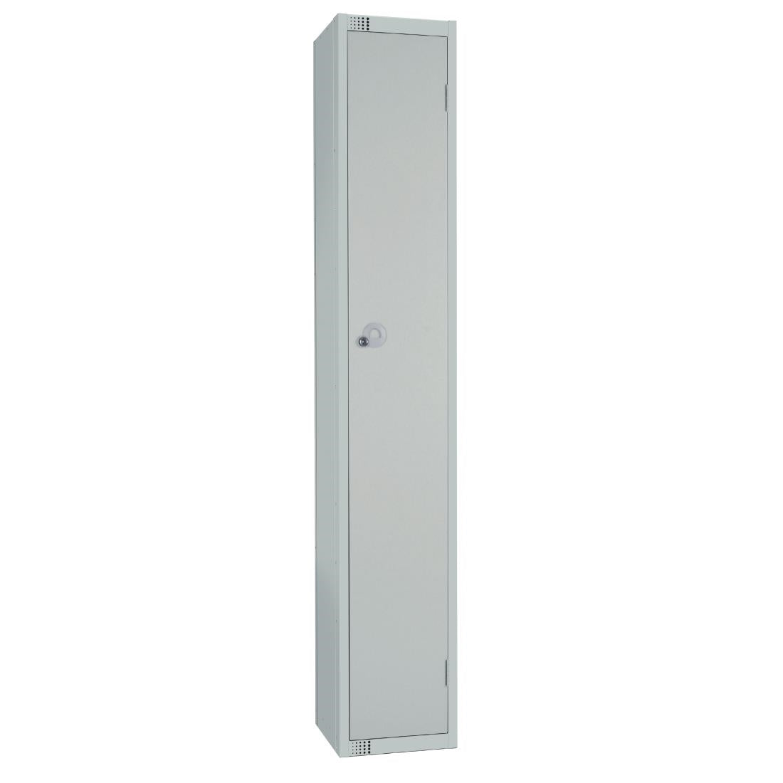 W929-CL Elite Single Door Manual Combination Locker Locker Grey