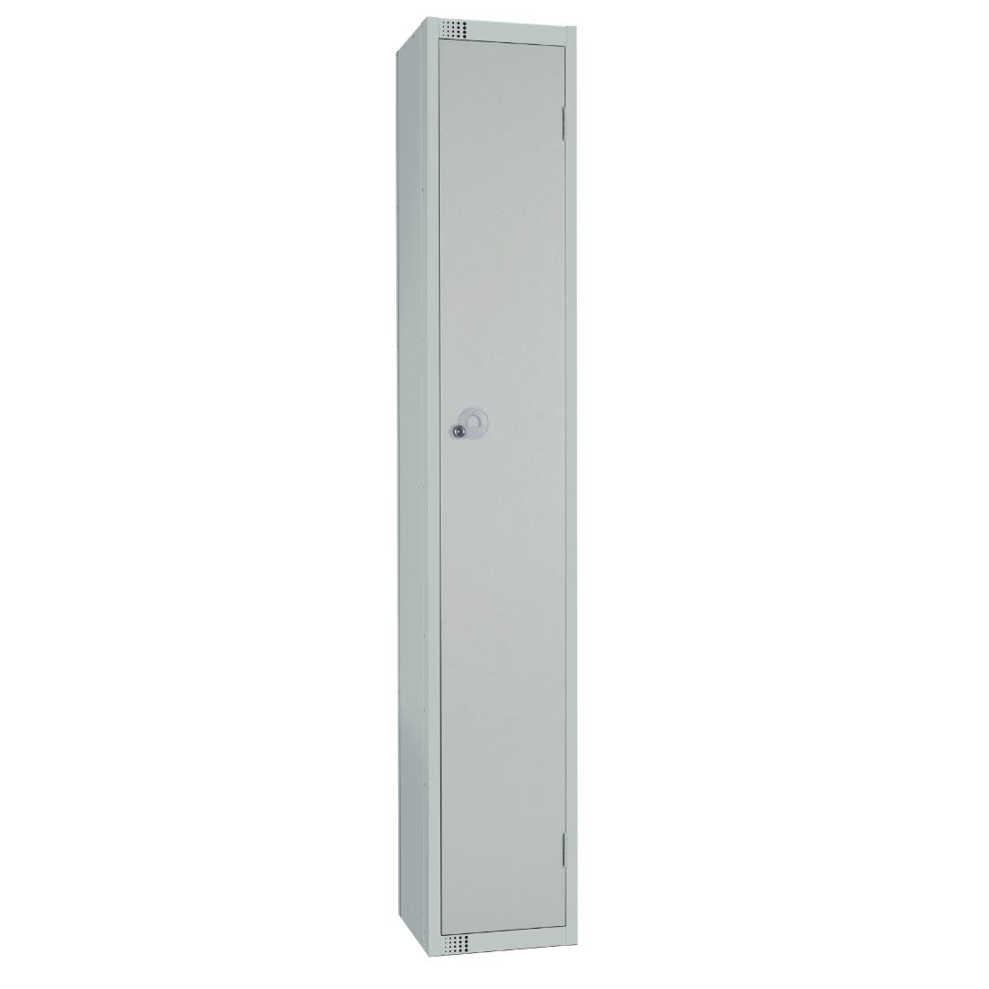 W929-ELS Elite Single Door Electronic Combination Locker with Sloping Top Grey
