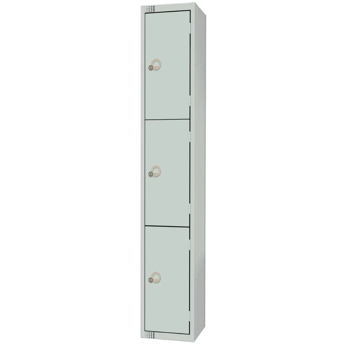 W931-CN Elite Three Door Coin Return Locker Grey - JD Catering Equipment Solutions Ltd