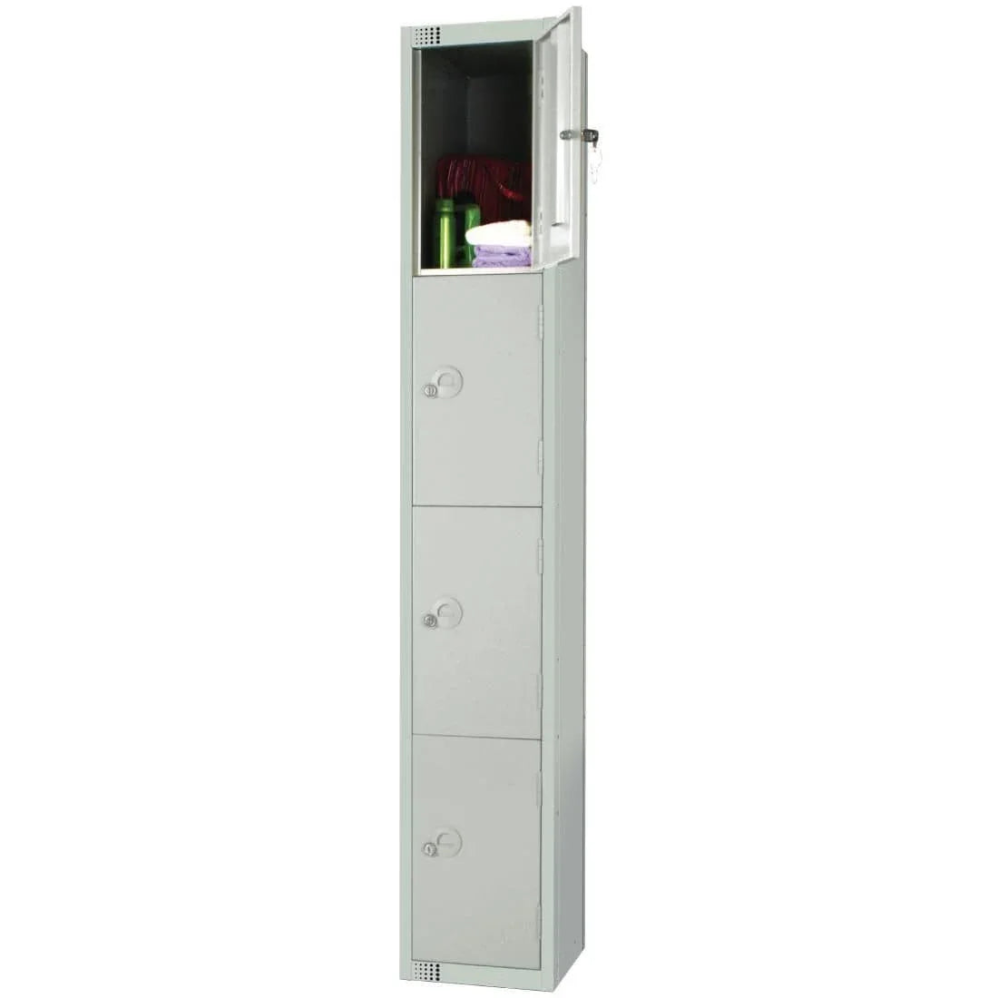 W932-C Elite Four Door Camlock Locker Grey - JD Catering Equipment Solutions Ltd