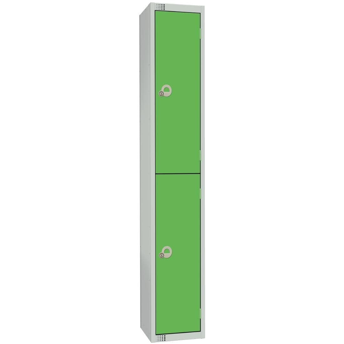W955-CL Elite Double Door Manual Combination Locker Locker Green