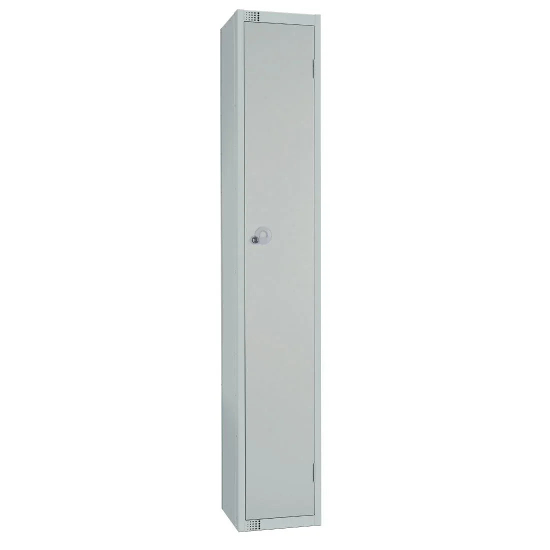 W959-CLS Elite Single Door Manual Combination Locker Locker Grey with Sloping Top - JD Catering Equipment Solutions Ltd