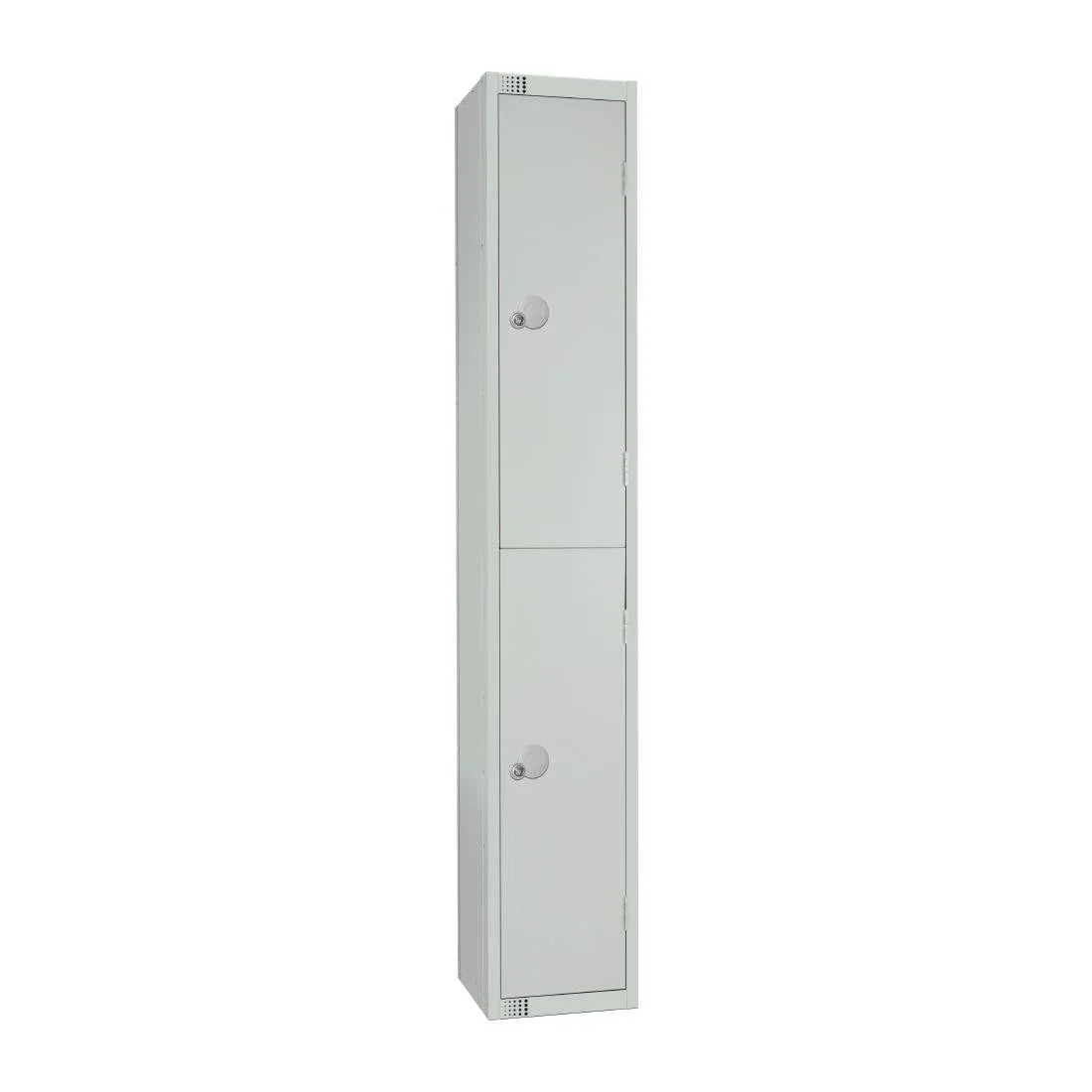 W960-CLS Elite Double Door Manual Combination Locker Locker Grey with Sloping Top - JD Catering Equipment Solutions Ltd