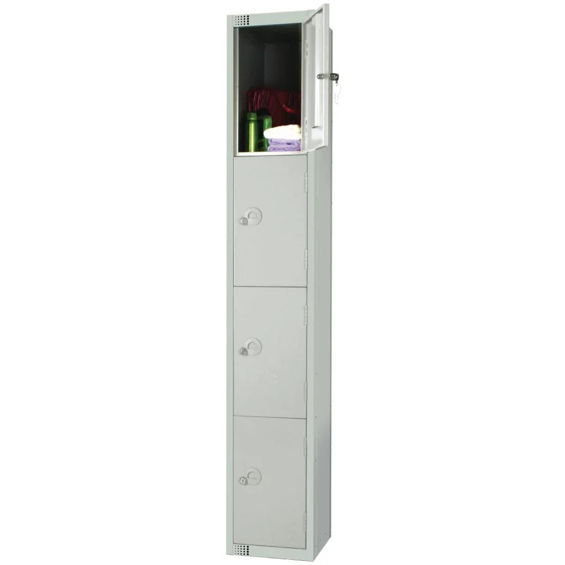W962-EL Elite Four Door Electronic Combination Locker Grey - JD Catering Equipment Solutions Ltd