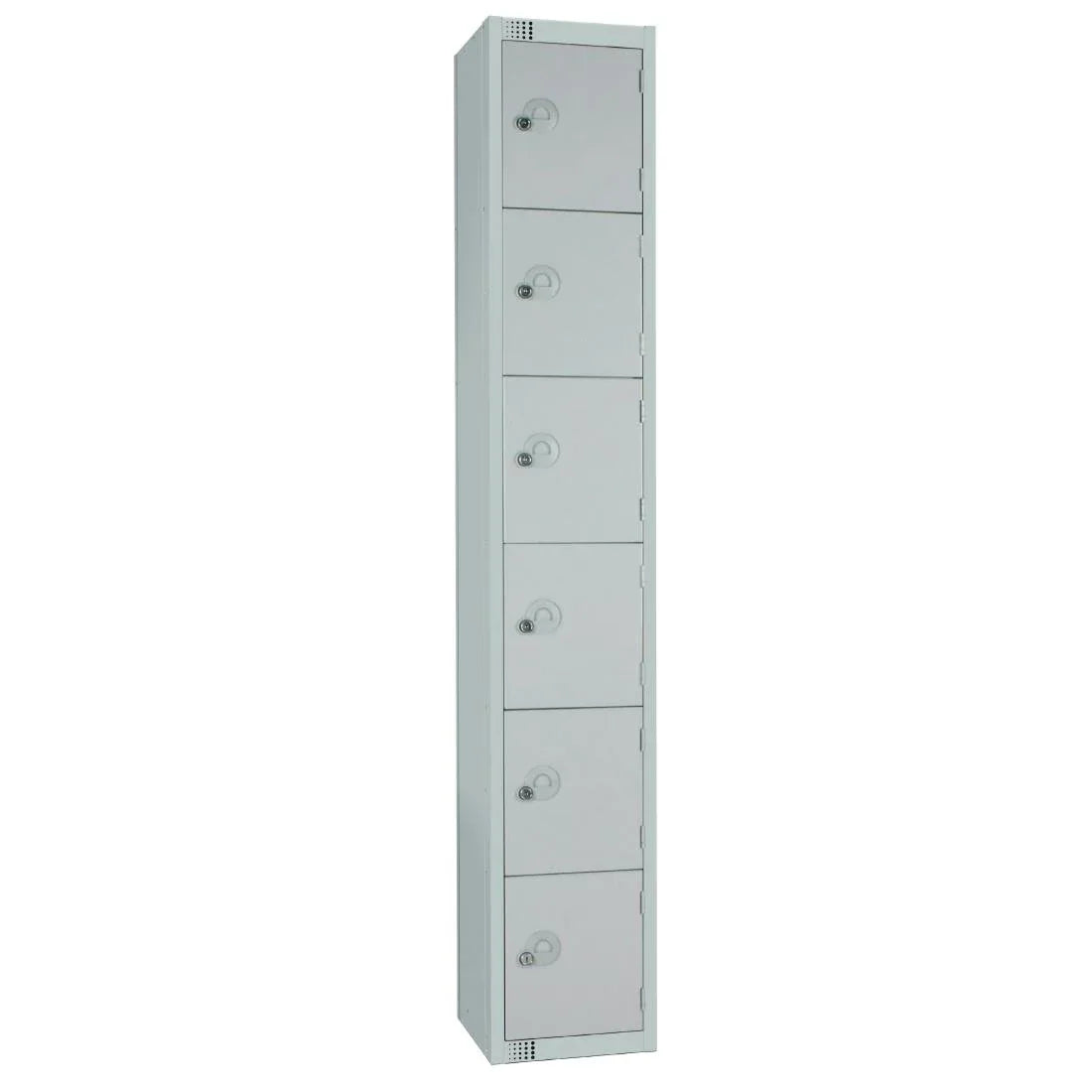 W963-CN Elite Six Door Coin Return Locker Grey - JD Catering Equipment Solutions Ltd