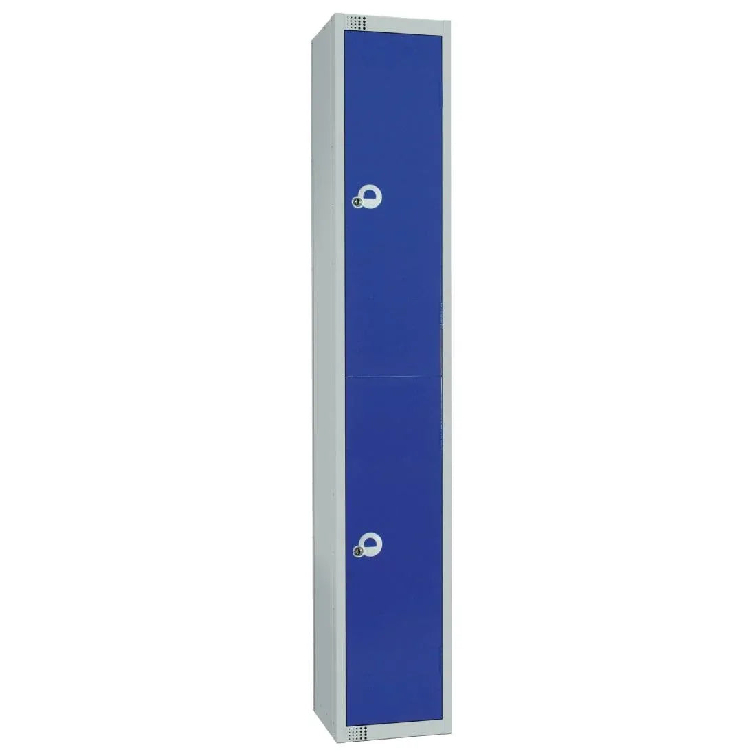 W975-P Elite Double Door Padlock Locker Blue - JD Catering Equipment Solutions Ltd