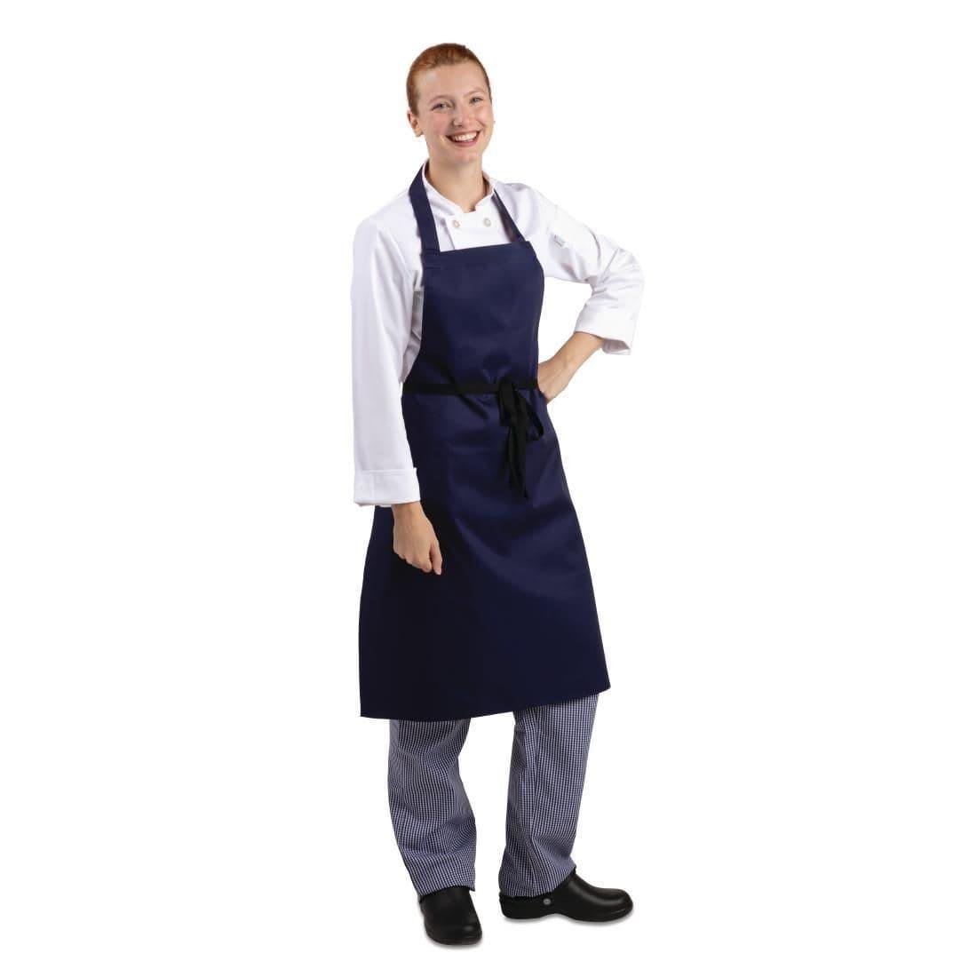 A543 Whites Bib Apron - JD Catering Equipment Solutions Ltd