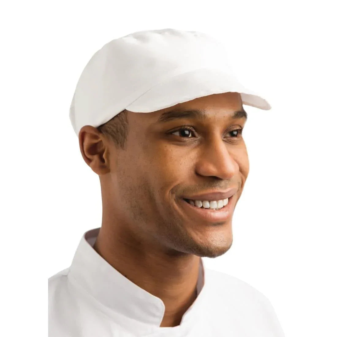 A212 Whites Unisex Bakers Cap White - JD Catering Equipment Solutions Ltd