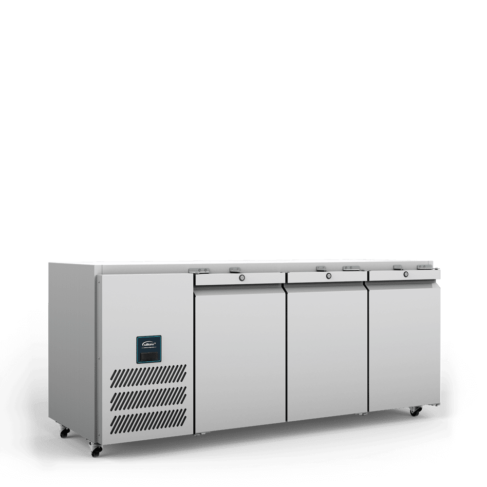 Williams Jade Biscuit Top 3 Door Counter Freezer LJBTC3-SA