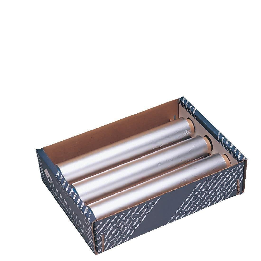 J371 Wrapmaster Aluminium Foil 450mm x 90m (Pack of 3) - JD Catering Equipment Solutions Ltd