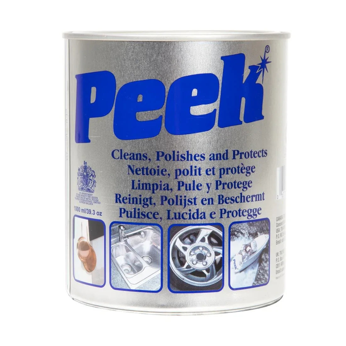 Y050 Peek Metal Polish Ready To Use 1Ltr - JD Catering Equipment Solutions Ltd