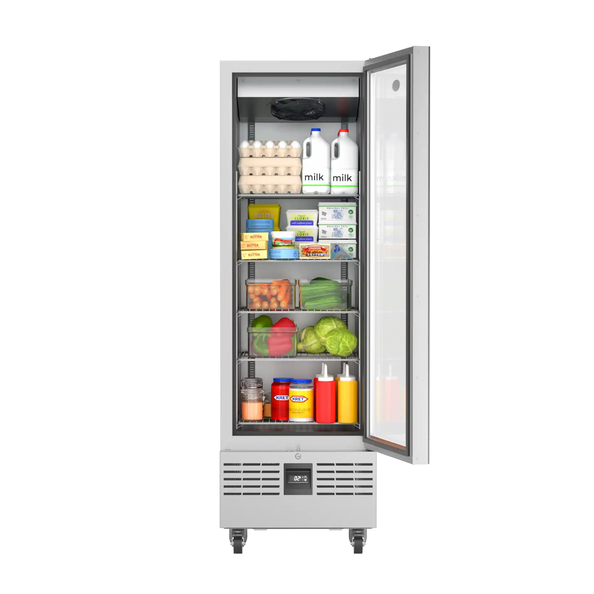 Foster FSL400G: 400 Ltr Slimline Cabinet Refrigerator 11-307