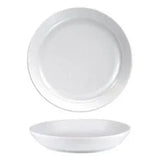 Pack Size 12 - Costa Verde Nordika White Deep Plate 24cm - 110024W - JD Catering Equipments Ltd