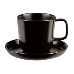Pack Size 12 - Costa Verde Nordika Black Saucer 15cm - 110015B