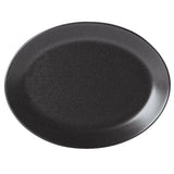 Seasons Graphite Oval Plate 30cm/12" 112131GR Pack Size 6 - JD Catering Equipment Solutions Ltd