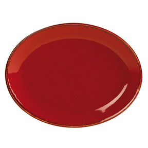 Seasons Magma Oval Plate 30cm/12" 112131MA Pack Size 6 - JD Catering Equipment Solutions Ltd